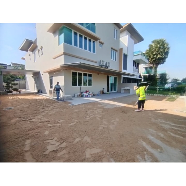 Grass Planting & Installation Service Japanese Grass Carpet / Karpet Rumput Jepun / 日本草草皮 (1'*2' per Piece, 2 sqft)